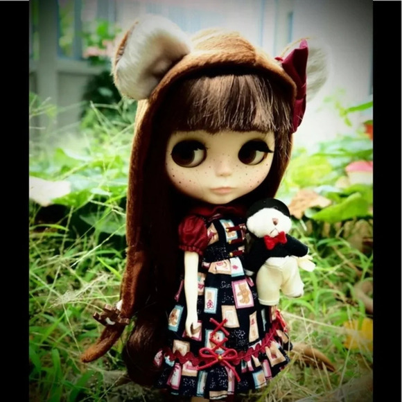 Hand Crafted Other - Blythe Doll Forest Faerie with Teddy Outfit